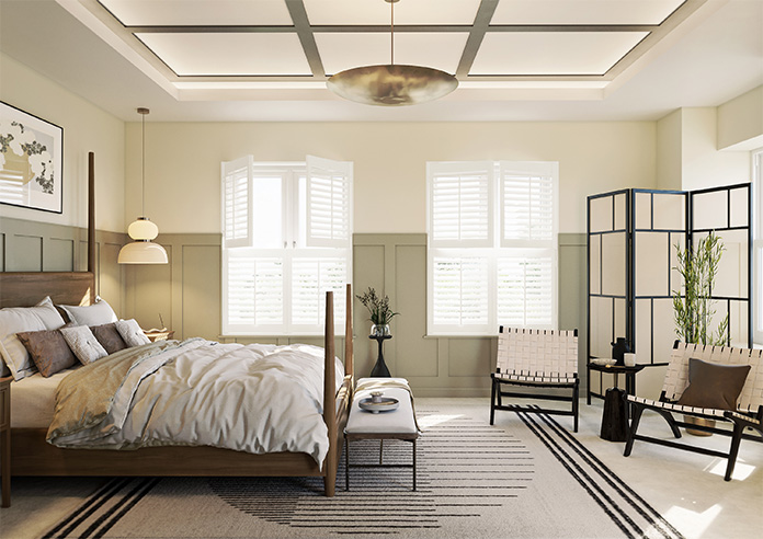 Bromley, Porcelain White - Tier on Tier Plantation Shutter - Image 8